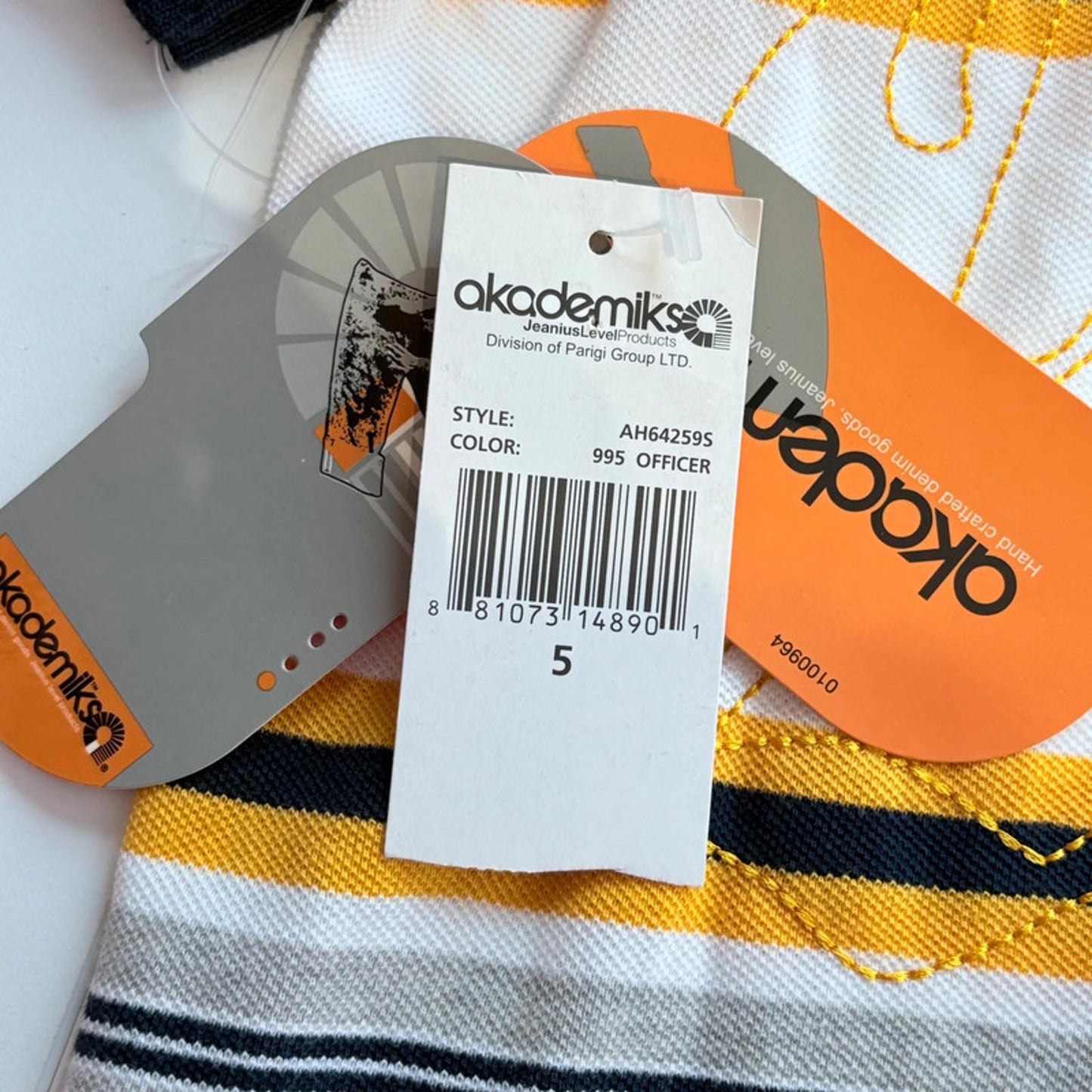 White Striped Polo Shirt