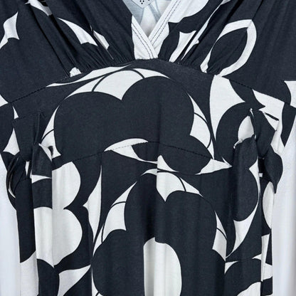 Close up of Black and white dress