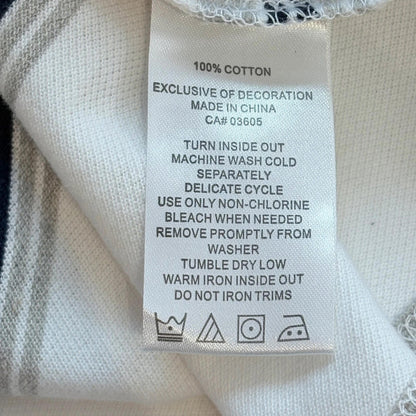 White Striped Polo Shirt