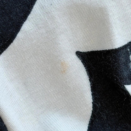 Close up of small mark on dress