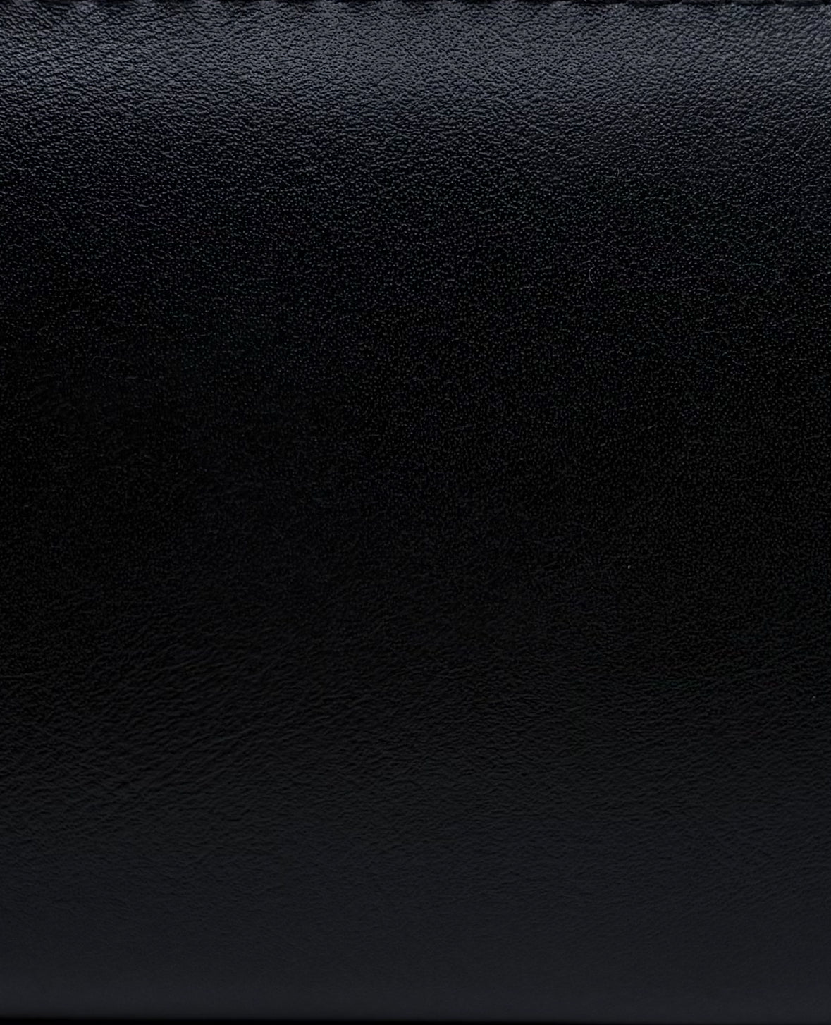 Close-up of black leather texture