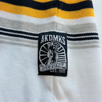 White Striped Polo Shirt