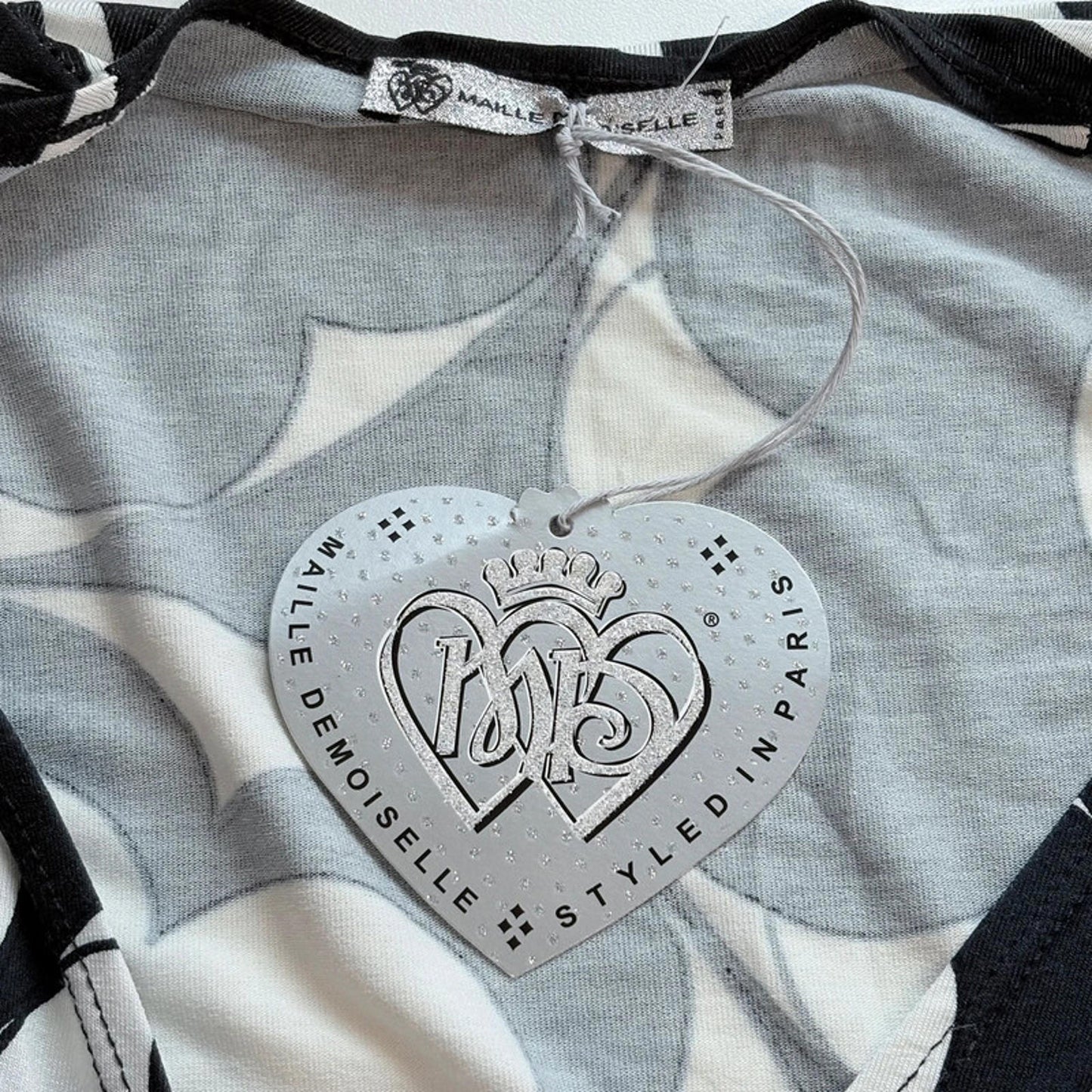 Close up of label and tag